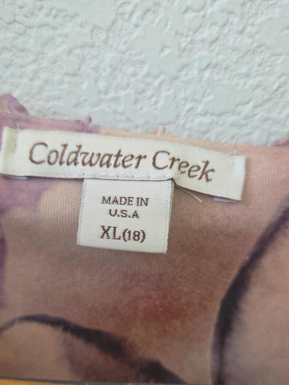 Coldwater Creek Multicolor Pastel Pleated Scoop Neck Tank - Picture 2 of 7
